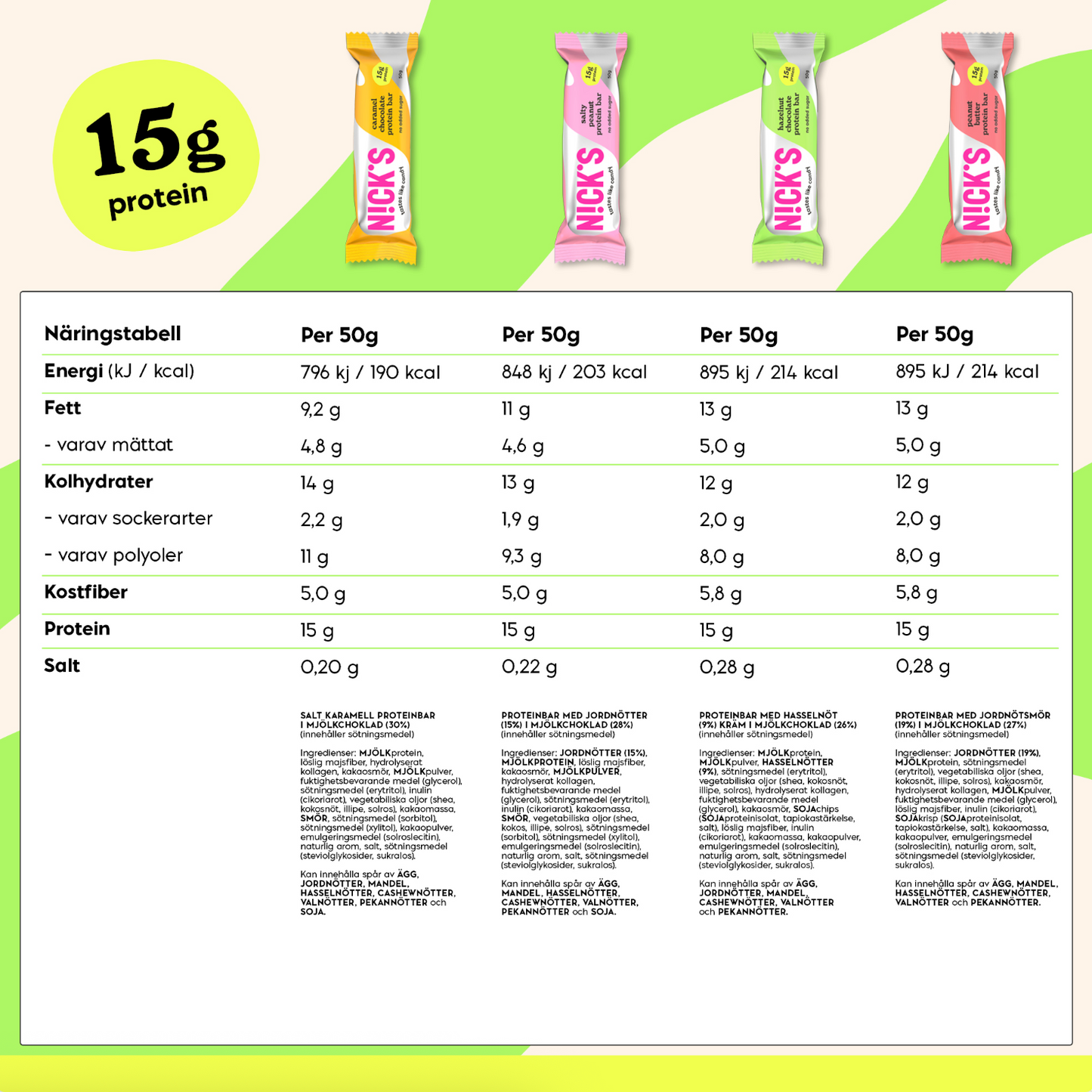 Protein mix 9 x 50g
