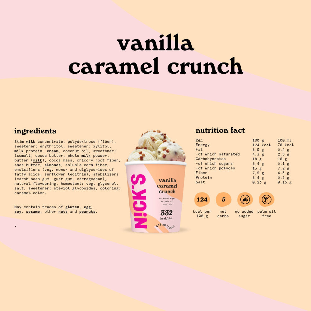 Vanilla caramel crunch